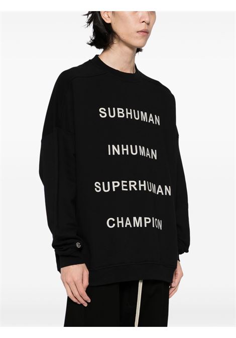 Black jumbo sweatshirt Rick Owes x Champion - unisex RICK OWENS X CHAMPION | CM01E1669CHFE09